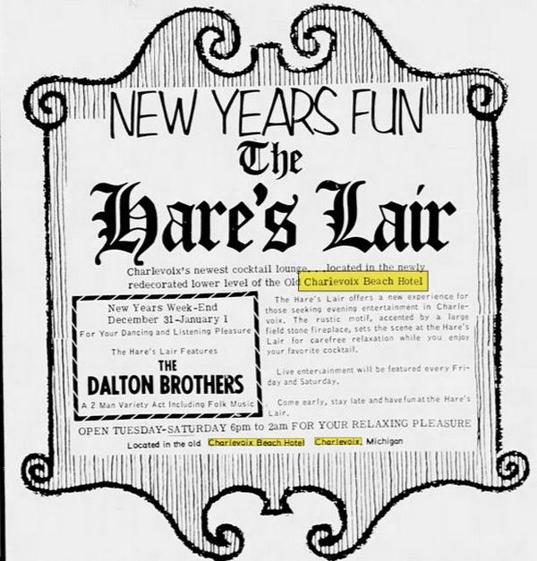 Beach Hotel - Dec 1965 Ad (newer photo)